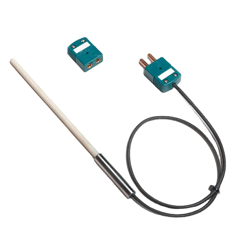 Small platinum-rhodium thermocouple