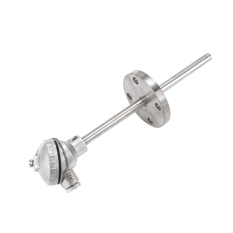 Movable flange thermocouple