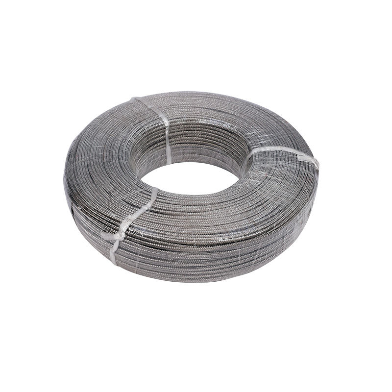 Glass fiber high temperature stainless steel braided thermocouple compensation wire
