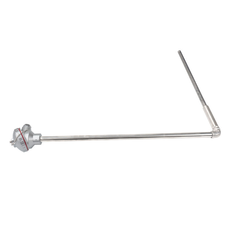 Type K thermocouple for industrial wear-resistant L-type thermocouple furnace aluminium crucible