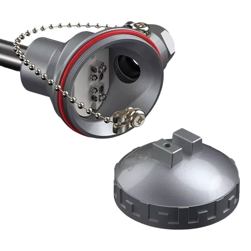 High-temperature industrial furnace sensor Stainless steel probe 1200°C K-type thermocouple sensor