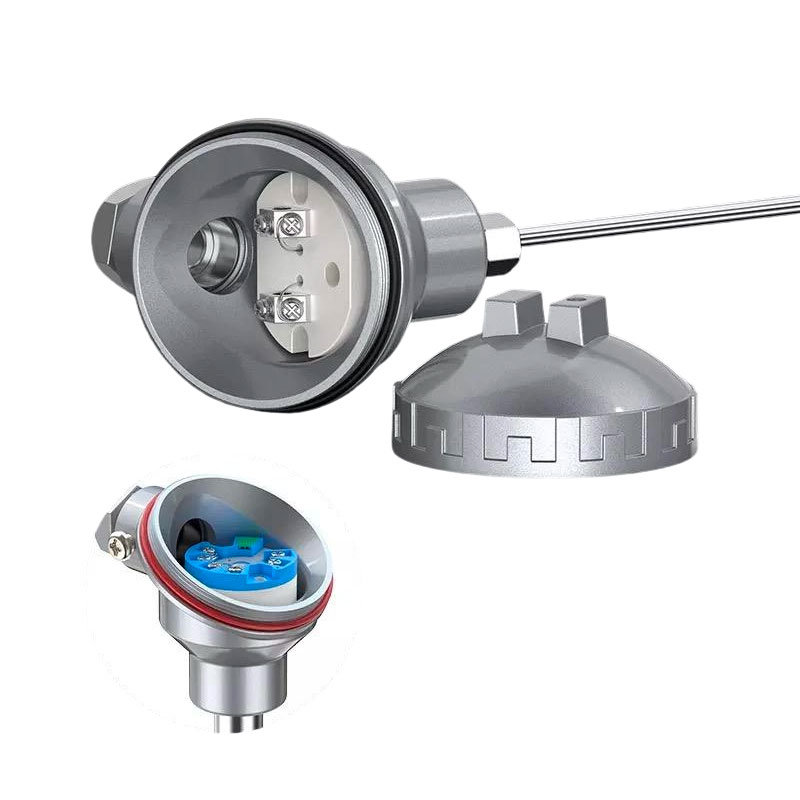 High-temperature industrial furnace sensor Stainless steel probe 1200°C K-type thermocouple sensor