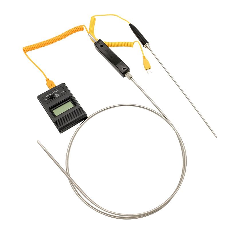 Certified Handheld Thermocouple PT100K Type Temperature Sensor Flexible Thermocouple Measuring Probe