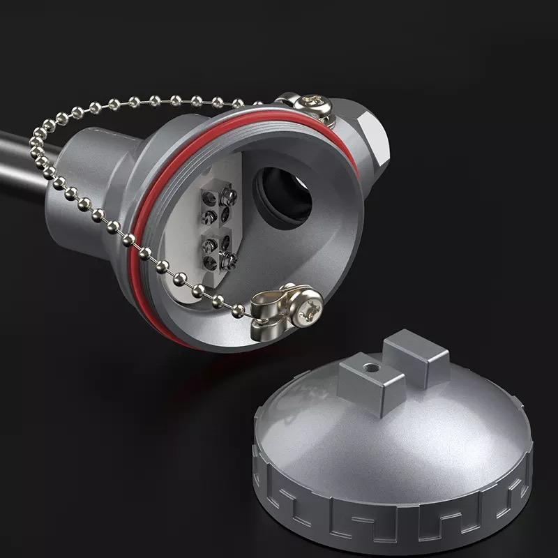 High-temperature industrial furnace sensor Stainless steel probe 1200°C K-type thermocouple sensor