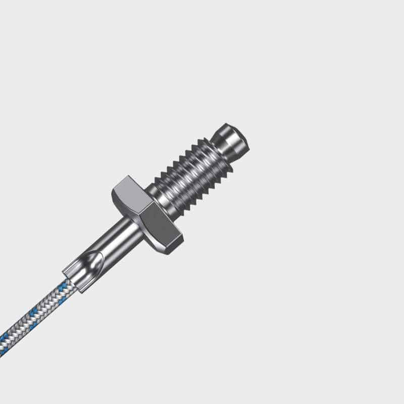 Industrial-grade compact temperature sensor with stainless steel screw mounting PT100K probe (M6/M8) Thermocouple