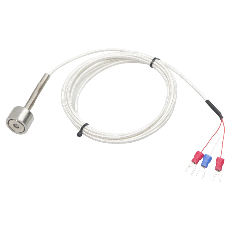 Magnetic PT100K temperature sensor with magnetised platinum resistance thermometer (RTD) Strong magnetic attraction for thermocouples