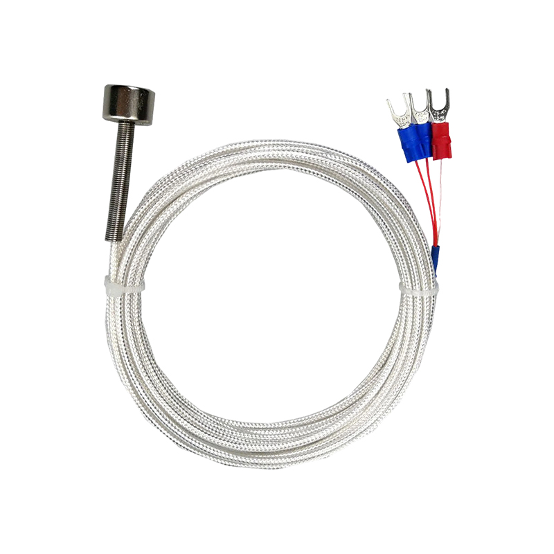 Magnetic PT100K temperature sensor with magnetised platinum resistance thermometer (RTD) Strong magnetic attraction for thermocouples