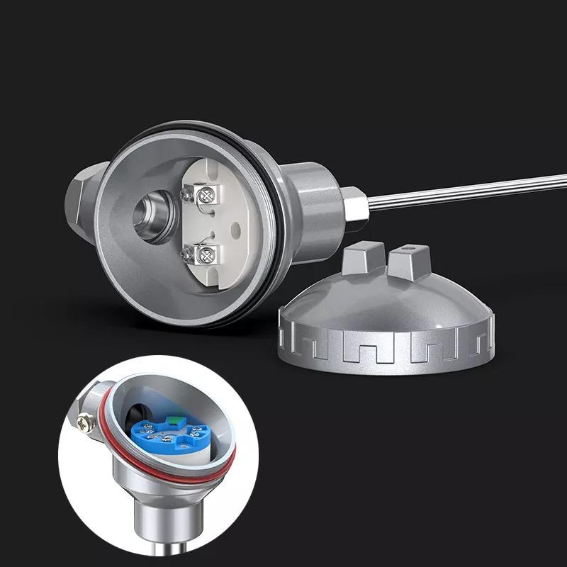 High-temperature industrial furnace sensor Stainless steel probe 1200°C K-type thermocouple sensor